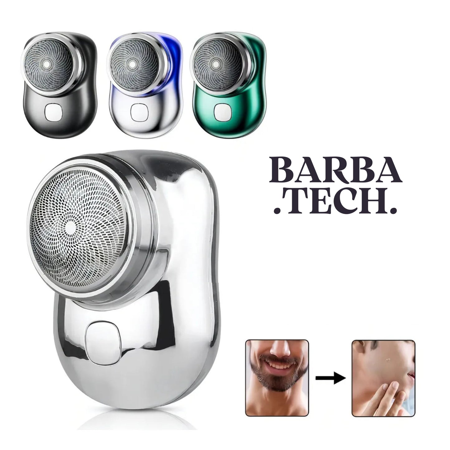 - BARBA.TECH® La afeitadora y depiladora multifuncional ideal para cuerpo y rostro. Resistente al agua, recarcable y portatil.